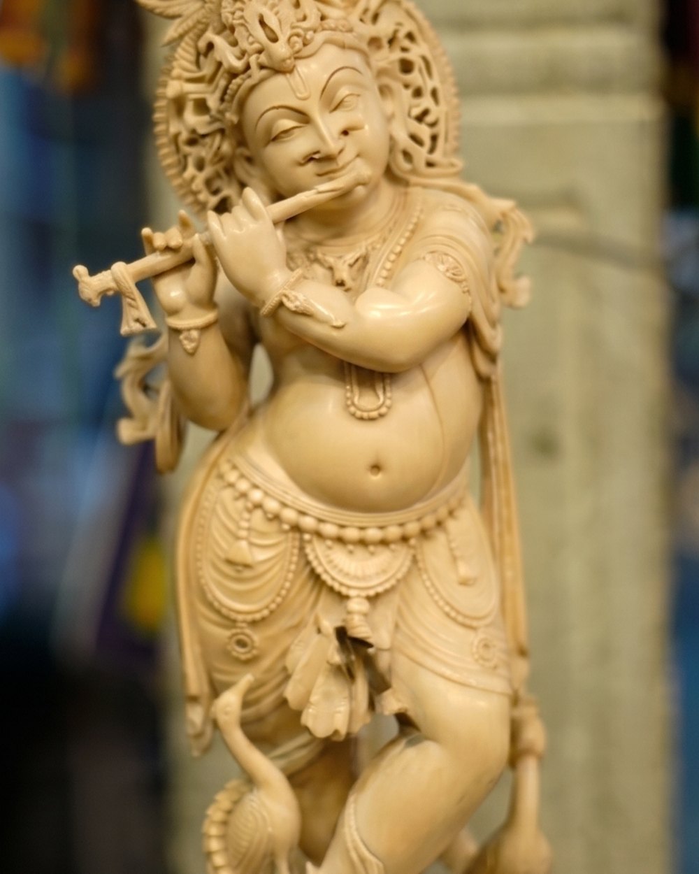 Carved Sheesham Chowki